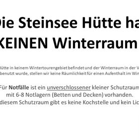 Steinseehütte 2.061 m