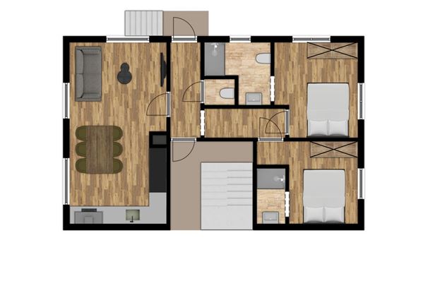 Apartment, shower, toilet, ground floor