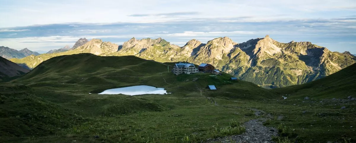 Heilbronner Höhenweg - Rappenseehütte - Kemptner Hütte