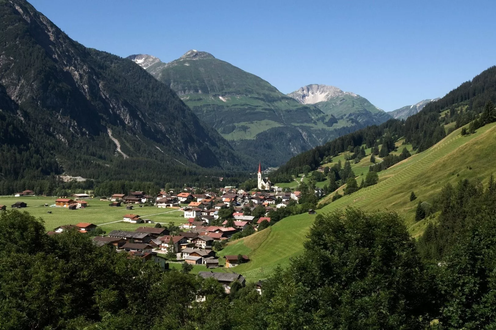 Bergstation Jöchelspitzbahn - Über´n Lisaweg